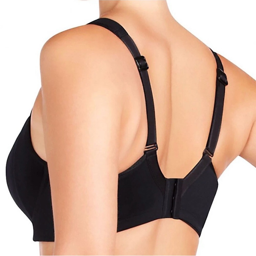 Bendon Sport Extreme Out Underwire High Impact Sports Bra 76-408 Black Size 40D - Picture 3 of 9